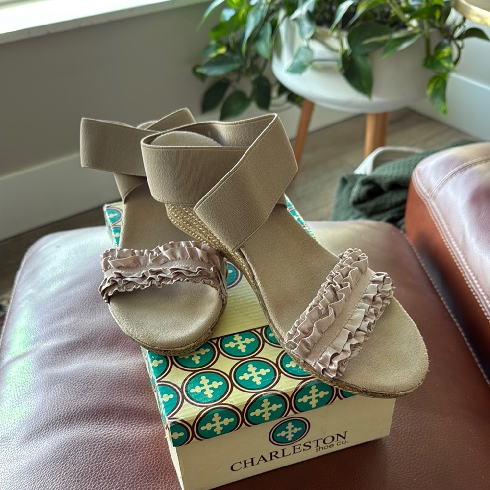 Charleston Shoe Co.  Women's Tan Sandals